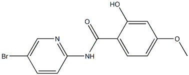 N-(5-bromopyridin-2-yl)-2-hydroxy-4-methoxybenzamide Structure