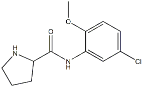 N-(5-chloro-2-methoxyphenyl)pyrrolidine-2-carboxamide Structure