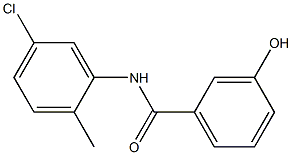 N-(5-chloro-2-methylphenyl)-3-hydroxybenzamide Struktur