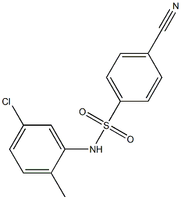 N-(5-chloro-2-methylphenyl)-4-cyanobenzene-1-sulfonamide