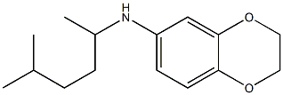 N-(5-methylhexan-2-yl)-2,3-dihydro-1,4-benzodioxin-6-amine 结构式