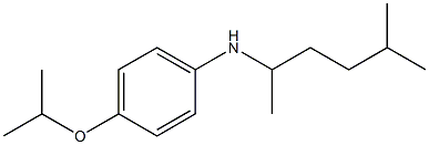 N-(5-methylhexan-2-yl)-4-(propan-2-yloxy)aniline,,结构式