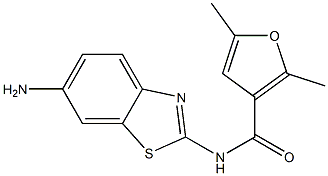 N-(6-amino-1,3-benzothiazol-2-yl)-2,5-dimethyl-3-furamide