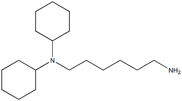 N-(6-aminohexyl)-N-cyclohexylcyclohexanamine 化学構造式