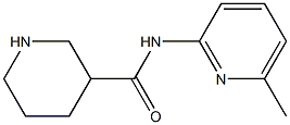 N-(6-methylpyridin-2-yl)piperidine-3-carboxamide 结构式