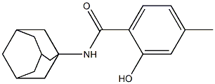 N-(adamantan-1-yl)-2-hydroxy-4-methylbenzamide Structure