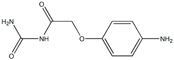 N-(aminocarbonyl)-2-(4-aminophenoxy)acetamide Structure