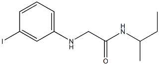 N-(butan-2-yl)-2-[(3-iodophenyl)amino]acetamide