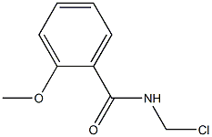 N-(chloromethyl)-2-methoxybenzamide 化学構造式