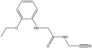 N-(cyanomethyl)-2-[(2-ethoxyphenyl)amino]acetamide Structure