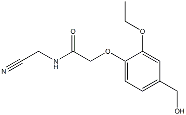 N-(cyanomethyl)-2-[2-ethoxy-4-(hydroxymethyl)phenoxy]acetamide