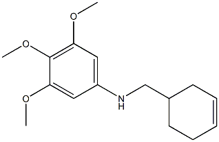 N-(cyclohex-3-en-1-ylmethyl)-3,4,5-trimethoxyaniline 结构式