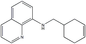 N-(cyclohex-3-en-1-ylmethyl)quinolin-8-amine Struktur