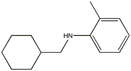 N-(cyclohexylmethyl)-2-methylaniline Structure