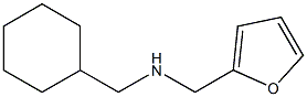 N-(cyclohexylmethyl)-N-(2-furylmethyl)amine Struktur