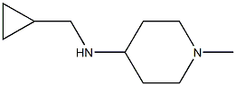 N-(cyclopropylmethyl)-1-methylpiperidin-4-amine 化学構造式