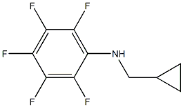 N-(cyclopropylmethyl)-2,3,4,5,6-pentafluoroaniline Structure