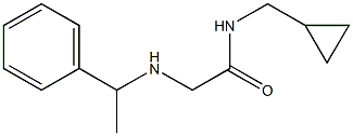 N-(cyclopropylmethyl)-2-[(1-phenylethyl)amino]acetamide