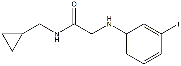  N-(cyclopropylmethyl)-2-[(3-iodophenyl)amino]acetamide