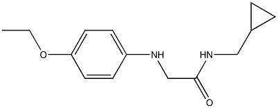 N-(cyclopropylmethyl)-2-[(4-ethoxyphenyl)amino]acetamide