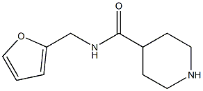 N-(furan-2-ylmethyl)piperidine-4-carboxamide Structure