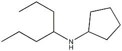 N-(heptan-4-yl)cyclopentanamine 结构式