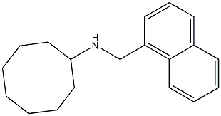 N-(naphthalen-1-ylmethyl)cyclooctanamine,,结构式
