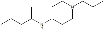 N-(pentan-2-yl)-1-propylpiperidin-4-amine 结构式