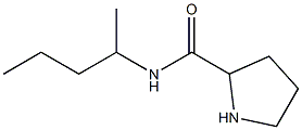 N-(pentan-2-yl)pyrrolidine-2-carboxamide Structure