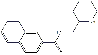 N-(piperidin-2-ylmethyl)naphthalene-2-carboxamide Structure