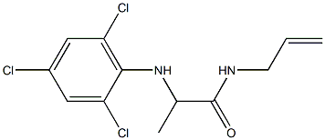  N-(prop-2-en-1-yl)-2-[(2,4,6-trichlorophenyl)amino]propanamide