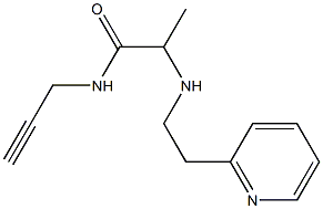 N-(prop-2-yn-1-yl)-2-{[2-(pyridin-2-yl)ethyl]amino}propanamide