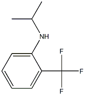 N-(propan-2-yl)-2-(trifluoromethyl)aniline 结构式