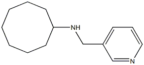 N-(pyridin-3-ylmethyl)cyclooctanamine,,结构式