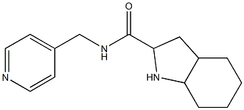  N-(pyridin-4-ylmethyl)-octahydro-1H-indole-2-carboxamide