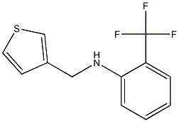 N-(thiophen-3-ylmethyl)-2-(trifluoromethyl)aniline Structure