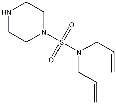 N,N-bis(prop-2-en-1-yl)piperazine-1-sulfonamide Structure