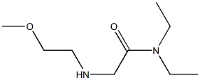 N,N-diethyl-2-[(2-methoxyethyl)amino]acetamide