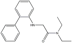 N,N-diethyl-2-[(2-phenylphenyl)amino]acetamide