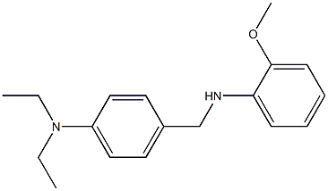 N,N-diethyl-4-{[(2-methoxyphenyl)amino]methyl}aniline Structure