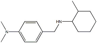 N,N-dimethyl-4-{[(2-methylcyclohexyl)amino]methyl}aniline Structure