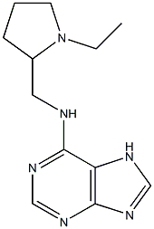 N-[(1-ethylpyrrolidin-2-yl)methyl]-7H-purin-6-amine