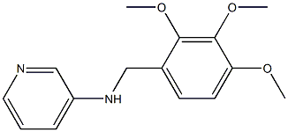 N-[(2,3,4-trimethoxyphenyl)methyl]pyridin-3-amine Structure