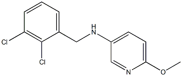 N-[(2,3-dichlorophenyl)methyl]-6-methoxypyridin-3-amine Structure