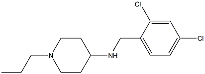 N-[(2,4-dichlorophenyl)methyl]-1-propylpiperidin-4-amine Structure