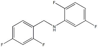 N-[(2,4-difluorophenyl)methyl]-2,5-difluoroaniline Struktur