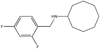 N-[(2,4-difluorophenyl)methyl]cyclooctanamine Struktur