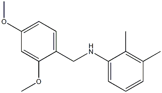 N-[(2,4-dimethoxyphenyl)methyl]-2,3-dimethylaniline,,结构式