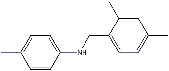 N-[(2,4-dimethylphenyl)methyl]-4-methylaniline Structure