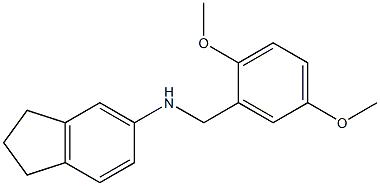 N-[(2,5-dimethoxyphenyl)methyl]-2,3-dihydro-1H-inden-5-amine